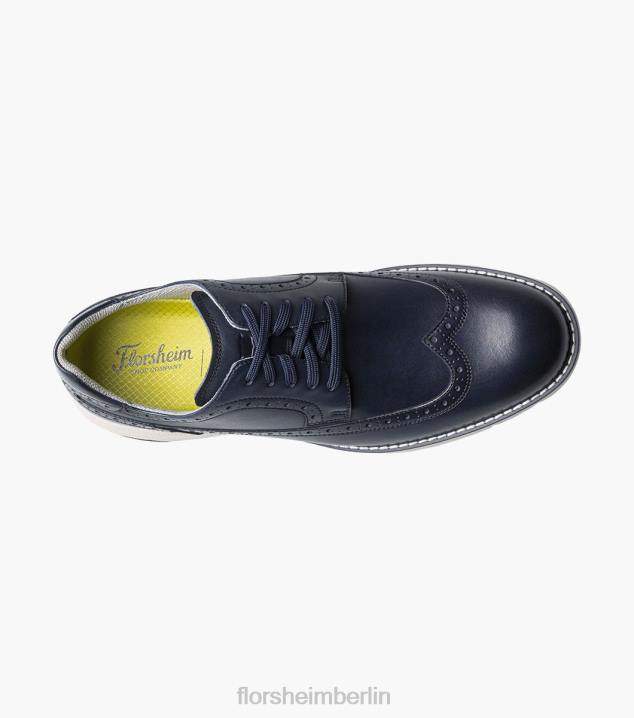 D28042 Marine Schuhwerk Männer Florsheim Frenzi Wingtip Oxford