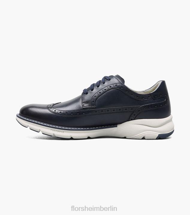D28042 Marine Schuhwerk Männer Florsheim Frenzi Wingtip Oxford