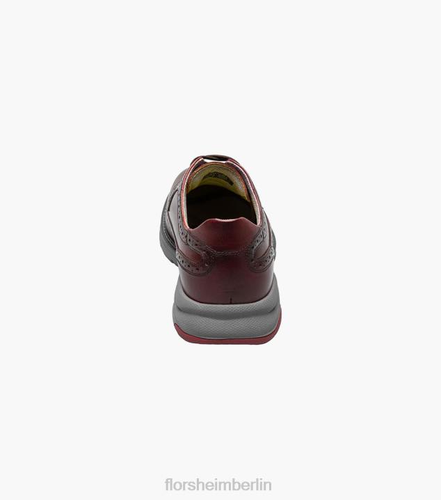 D28043 Burgund Schuhwerk Männer Florsheim Frenzi Wingtip Oxford