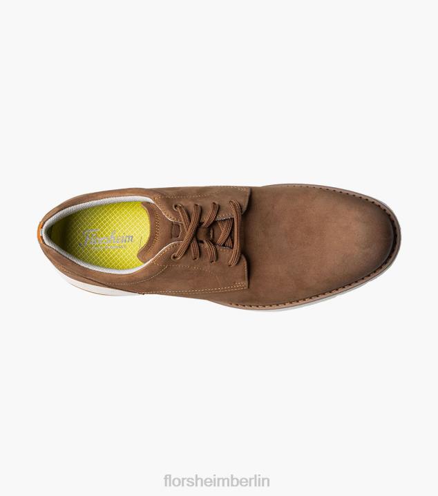 D28045 Mokka Schuhwerk Männer Florsheim Frenzi Plain Toe Oxford