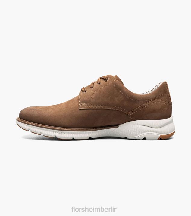 D28045 Mokka Schuhwerk Männer Florsheim Frenzi Plain Toe Oxford