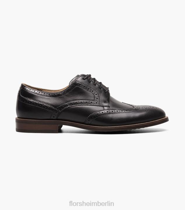 D28052 Schwarz Schuhwerk Männer Florsheim Rucci Wingtip Oxford