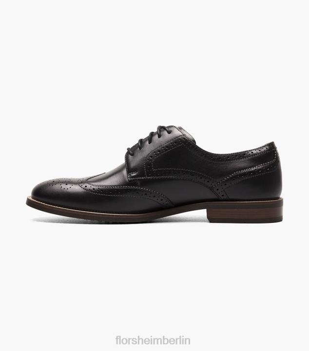D28052 Schwarz Schuhwerk Männer Florsheim Rucci Wingtip Oxford