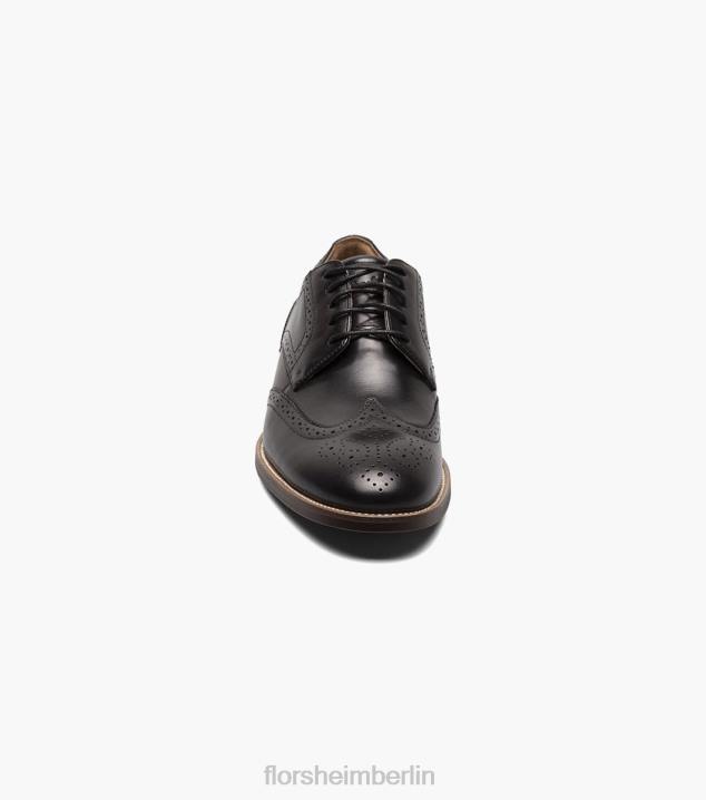 D28052 Schwarz Schuhwerk Männer Florsheim Rucci Wingtip Oxford