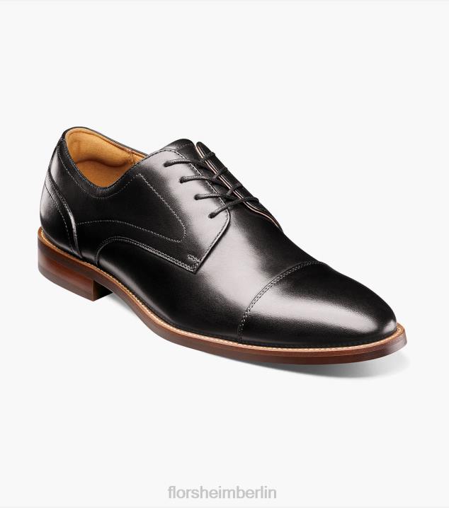 D28054 Schwarz Schuhwerk Männer Florsheim Rucci Cap Toe Oxford