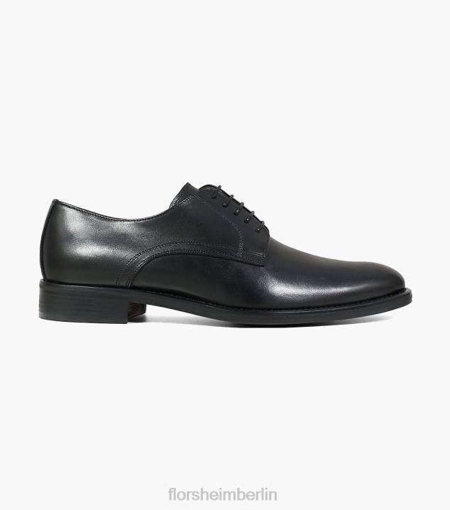 D28062 Schwarz Schuhwerk Männer Florsheim Russell Plain Toe Oxford