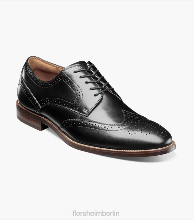 D280672 Schwarz Schuhwerk Männer Florsheim Rucci Factory Sekunde