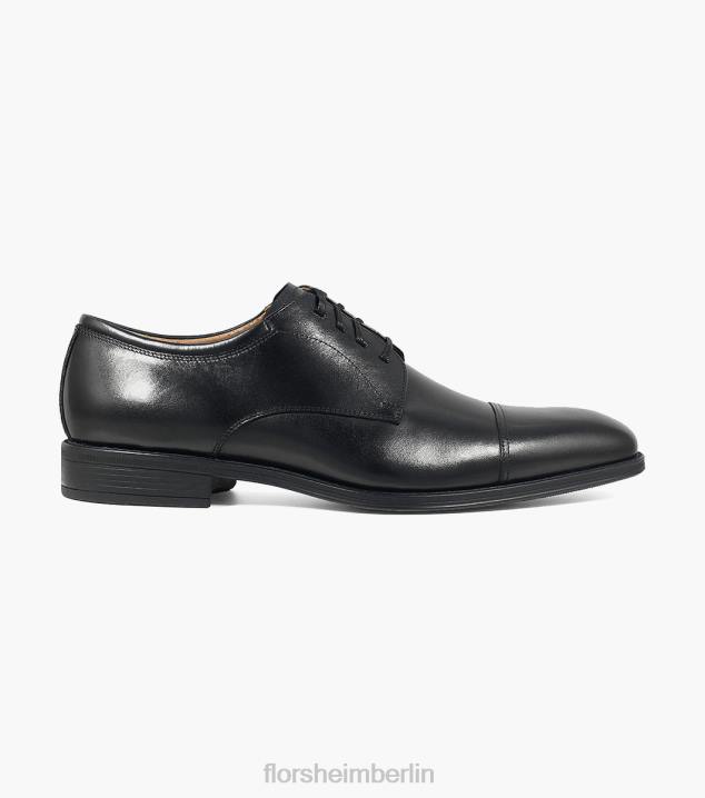 D28070 Schwarz Schuhwerk Männer Florsheim Azzio Cap Toe Oxford