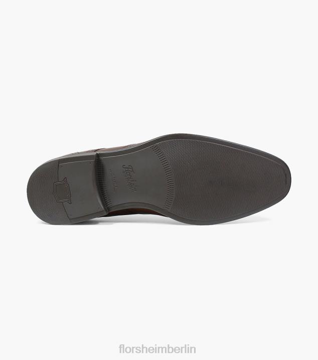 D28071 Cognac Schuhwerk Männer Florsheim Azzio Cap Toe Oxford