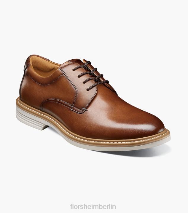 D28081 Cognac-Multi Schuhwerk Männer Florsheim Norwalk Plain Toe Oxford
