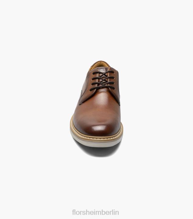 D28081 Cognac-Multi Schuhwerk Männer Florsheim Norwalk Plain Toe Oxford