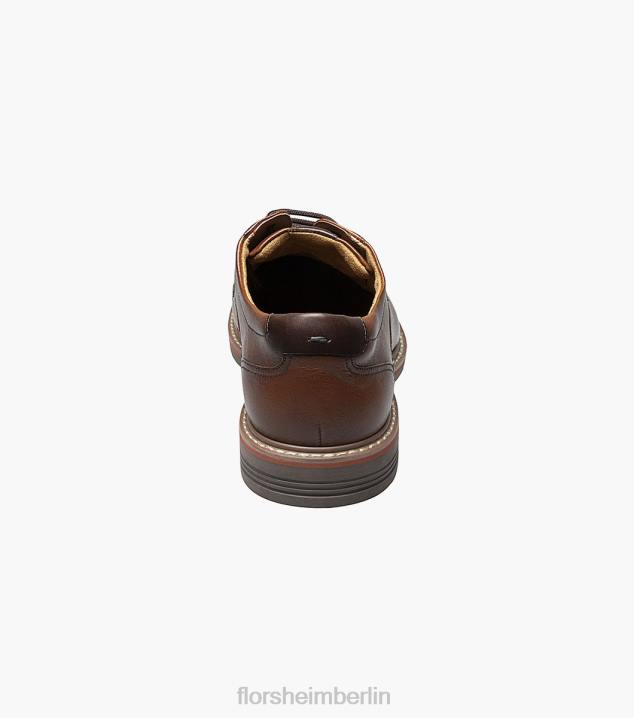 D28083 Cognac fiel Schuhwerk Männer Florsheim Norwalk Plain Toe Oxford