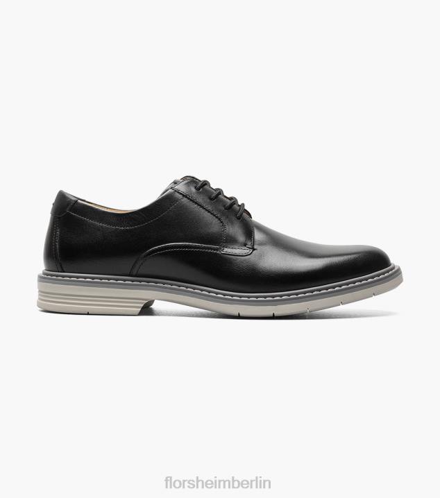D28084 Schwarz Schuhwerk Männer Florsheim Norwalk Plain Toe Oxford