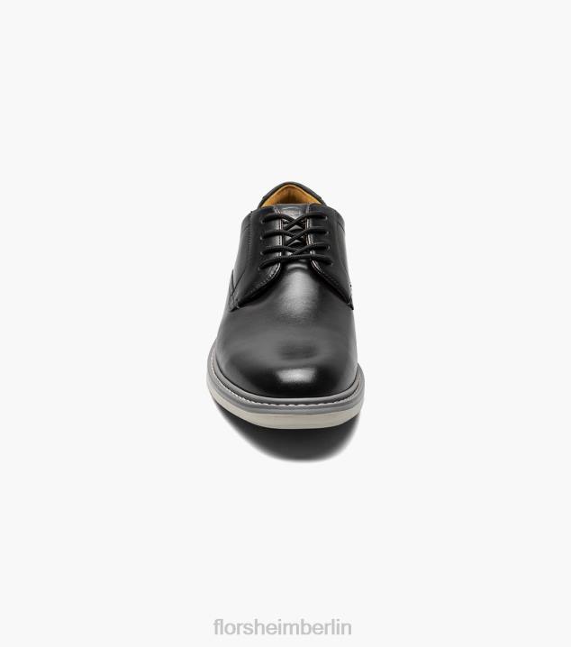 D28084 Schwarz Schuhwerk Männer Florsheim Norwalk Plain Toe Oxford