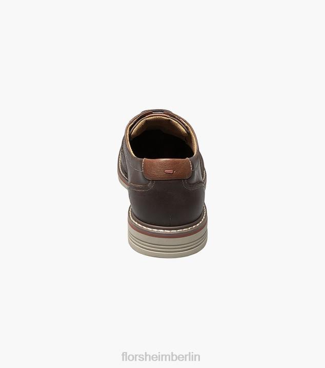 D28086 braunes Ch Schuhwerk Männer Florsheim Norwalk Cap Toe Oxford