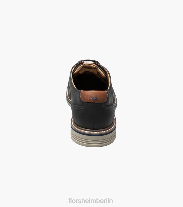D28087 schwarzes Ch Schuhwerk Männer Florsheim Norwalk Cap Toe Oxford