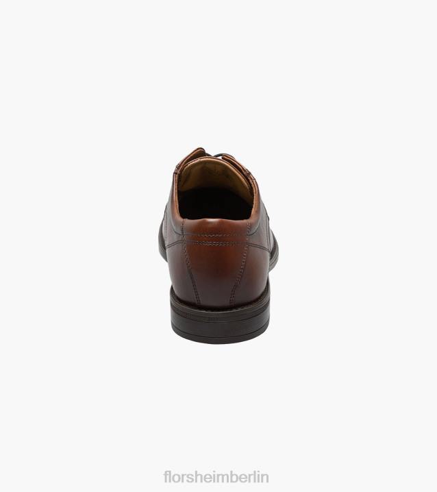 D28091 Cognac Schuhwerk Männer Florsheim Midtown Cap Toe Oxford