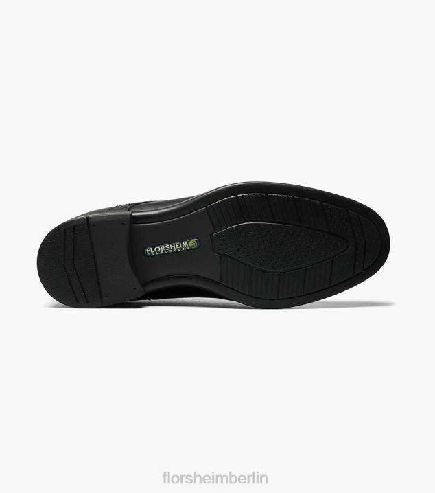 D28092 Schwarz Schuhwerk Männer Florsheim Midtown Cap Toe Oxford
