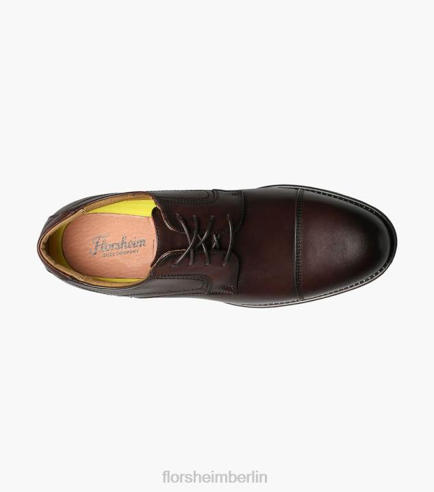 D28093 braun Schuhwerk Männer Florsheim Midtown Cap Toe Oxford