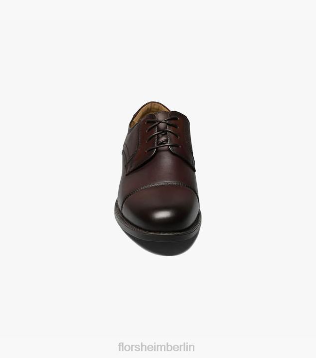 D28093 braun Schuhwerk Männer Florsheim Midtown Cap Toe Oxford