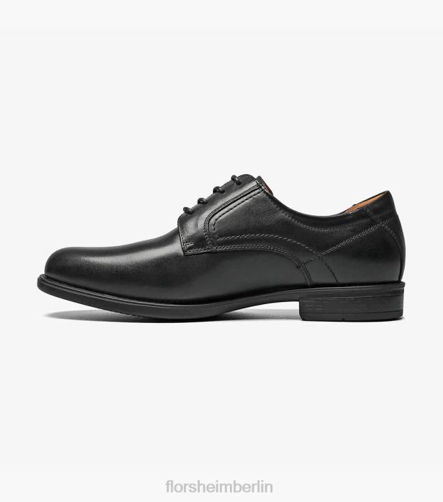 D28094 Schwarz Schuhwerk Männer Florsheim Midtown Plain Toe Oxford