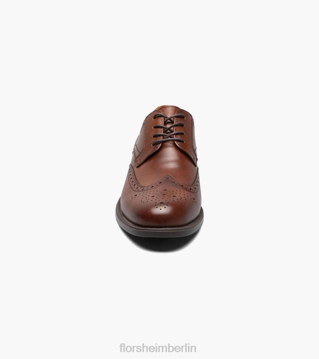 D28096 Cognac Schuhwerk Männer Florsheim Midtown Wingtip Oxford