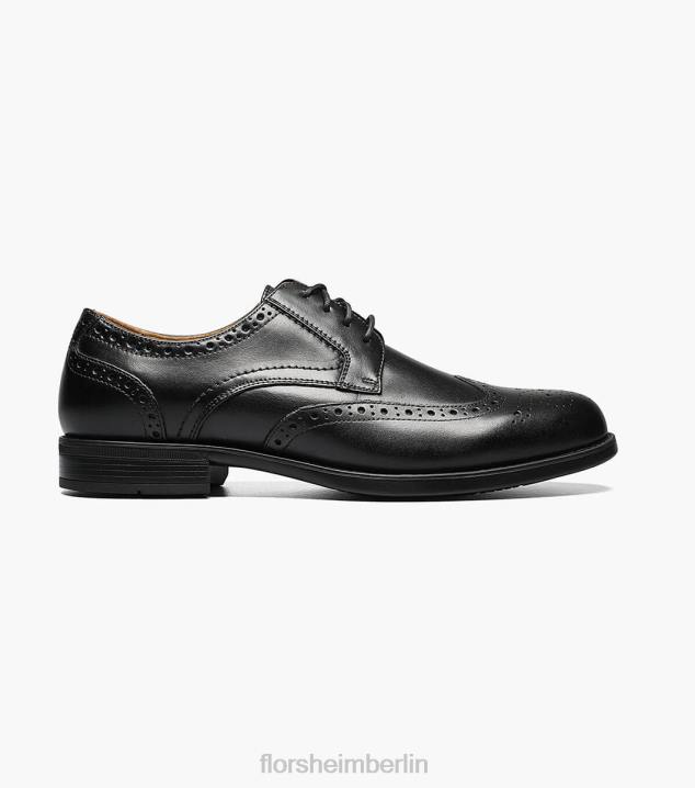 D28097 Schwarz Schuhwerk Männer Florsheim Midtown Wingtip Oxford