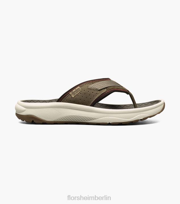 D280371 Taupe Schuhwerk Männer Florsheim Tread Lite 2 Zehenstegsandale