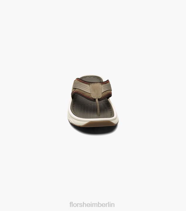 D280371 Taupe Schuhwerk Männer Florsheim Tread Lite 2 Zehenstegsandale