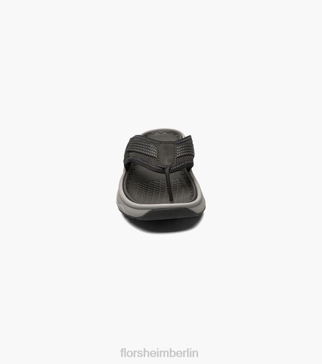 D280372 Schwarz Schuhwerk Männer Florsheim Tread Lite 2 Zehenstegsandale