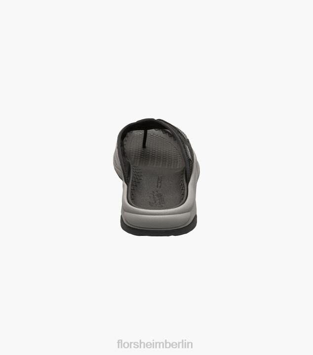 D280372 Schwarz Schuhwerk Männer Florsheim Tread Lite 2 Zehenstegsandale