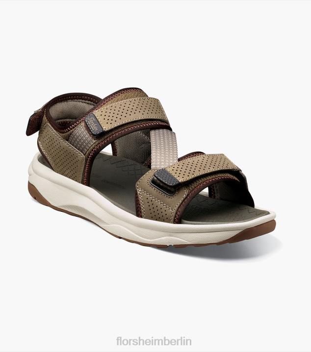 D280373 Taupe Schuhwerk Männer Florsheim Tread Lite 2 River Sandale