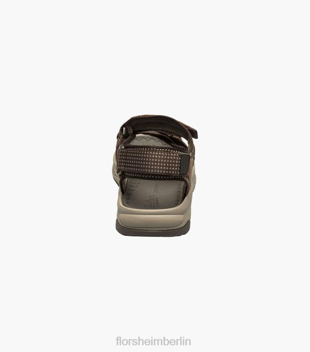 D280374 braunes Ch Schuhwerk Männer Florsheim Tread Lite 2 River Sandale