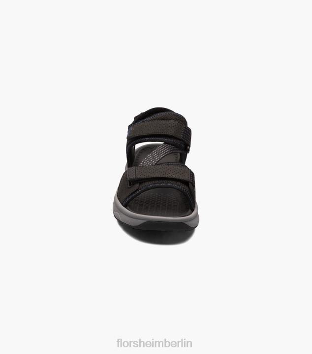 D280375 Schwarz Schuhwerk Männer Florsheim Tread Lite 2 River Sandale