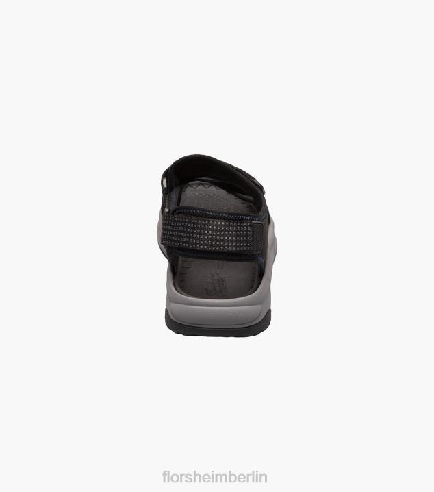 D280375 Schwarz Schuhwerk Männer Florsheim Tread Lite 2 River Sandale