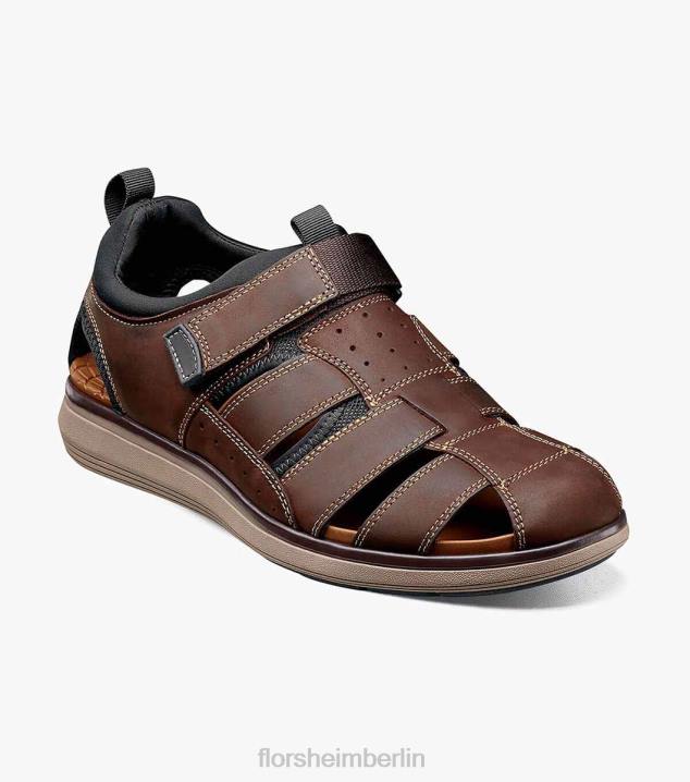 D280376 braunes Ch Schuhwerk Männer Florsheim Venture-Fischer-Sandale