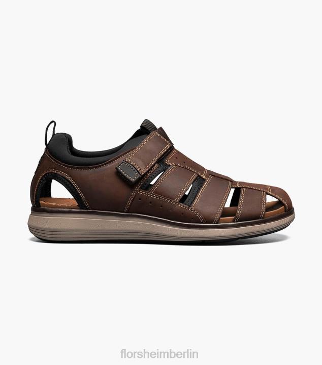 D280376 braunes Ch Schuhwerk Männer Florsheim Venture-Fischer-Sandale