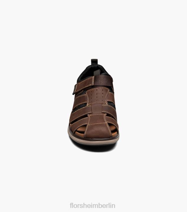 D280376 braunes Ch Schuhwerk Männer Florsheim Venture-Fischer-Sandale