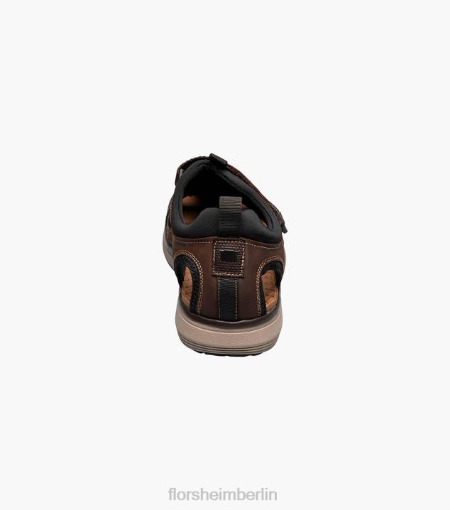 D280376 braunes Ch Schuhwerk Männer Florsheim Venture-Fischer-Sandale