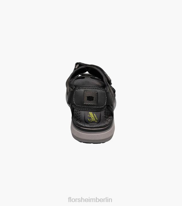 D280378 schwarzes Ch Schuhwerk Männer Florsheim Venture River Sandale