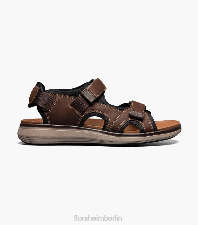 D280379 braunes Ch Schuhwerk Männer Florsheim Venture River Sandale