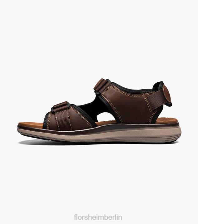 D280379 braunes Ch Schuhwerk Männer Florsheim Venture River Sandale