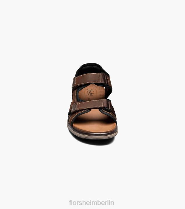 D280379 braunes Ch Schuhwerk Männer Florsheim Venture River Sandale