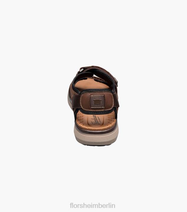 D280379 braunes Ch Schuhwerk Männer Florsheim Venture River Sandale