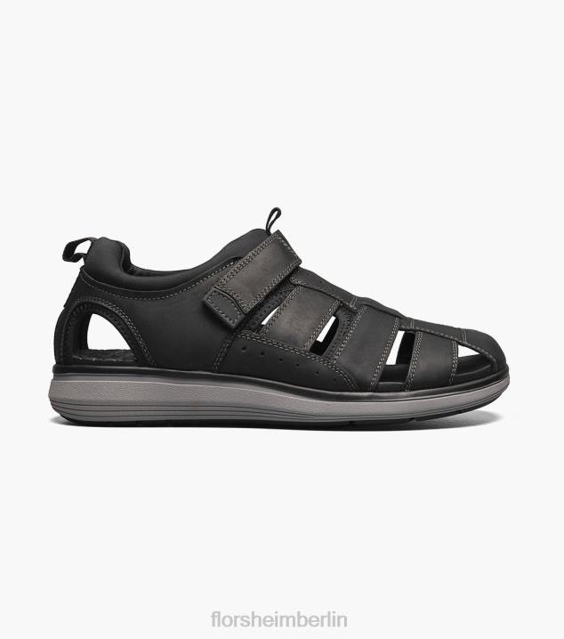 D280397 schwarzes Ch Schuhwerk Männer Florsheim Reise-Fischer-Sandale