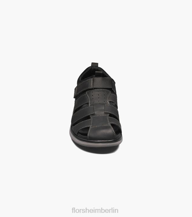 D280397 schwarzes Ch Schuhwerk Männer Florsheim Reise-Fischer-Sandale