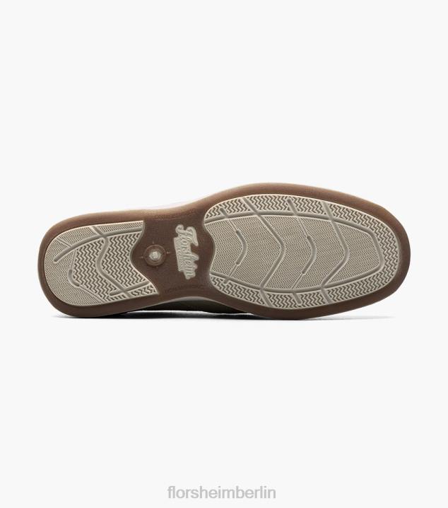 D28010 Sand Multi Schuhwerk Männer Florsheim Moc-Toe-Slipper aus Canvas am Seeufer