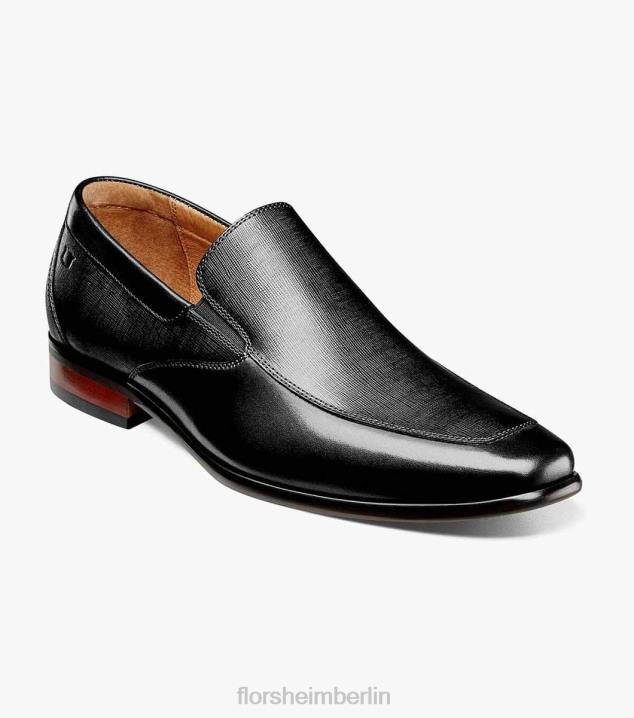 D280124 Schwarz Schuhwerk Männer Florsheim Postino 2 Moc Toe Venetian Slip-on