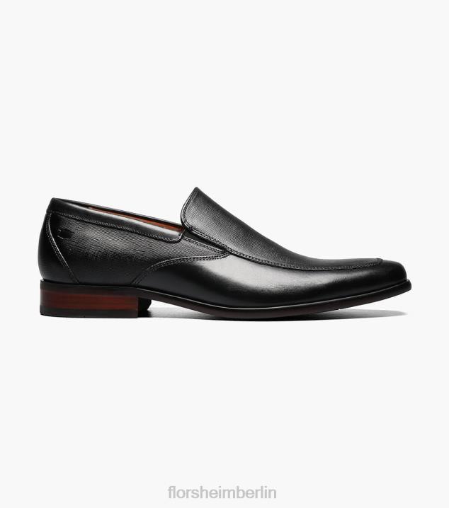 D280124 Schwarz Schuhwerk Männer Florsheim Postino 2 Moc Toe Venetian Slip-on