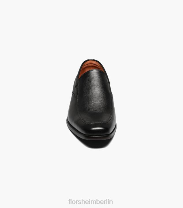 D280124 Schwarz Schuhwerk Männer Florsheim Postino 2 Moc Toe Venetian Slip-on